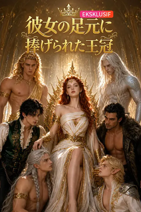 彼女の足元に捧げられた王冠のポスター