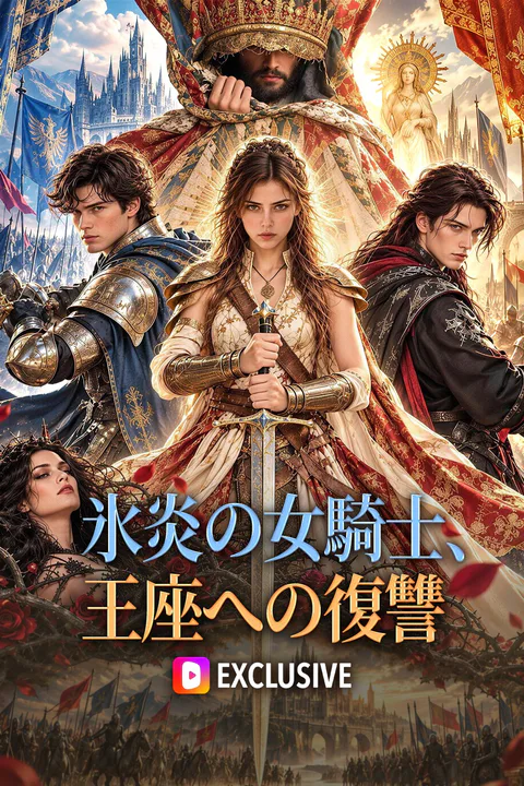 氷炎の女騎士、王座への復讐のポスター