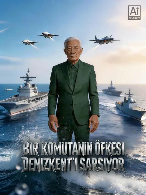 Bir Komutanın Öfkesi Denizkent'i Sarsıyor afişi