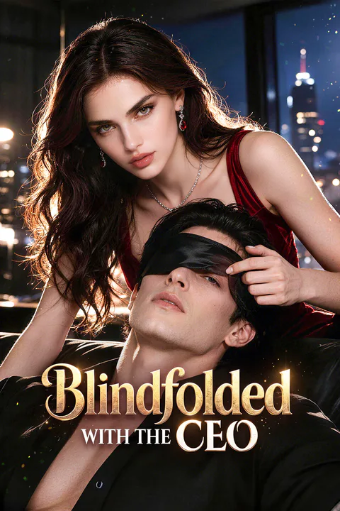 Blindfolded with the CEO poster