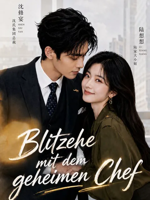 Poster von Blitzehe mit dem geheimen Chef