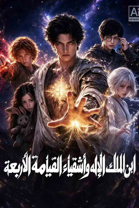 ملصق ابن الملك الإله وفرسان القيامة الأربعة