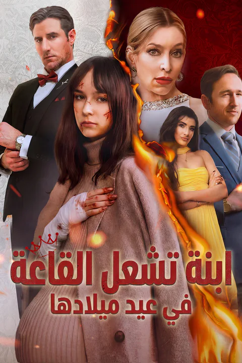 ملصق ابنة تشعل القاعة في عيد ميلادها