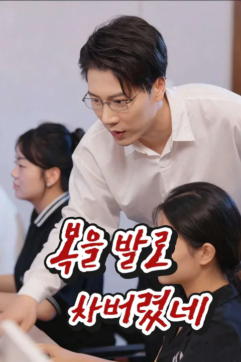 복을 발로 차버렸네 포스터