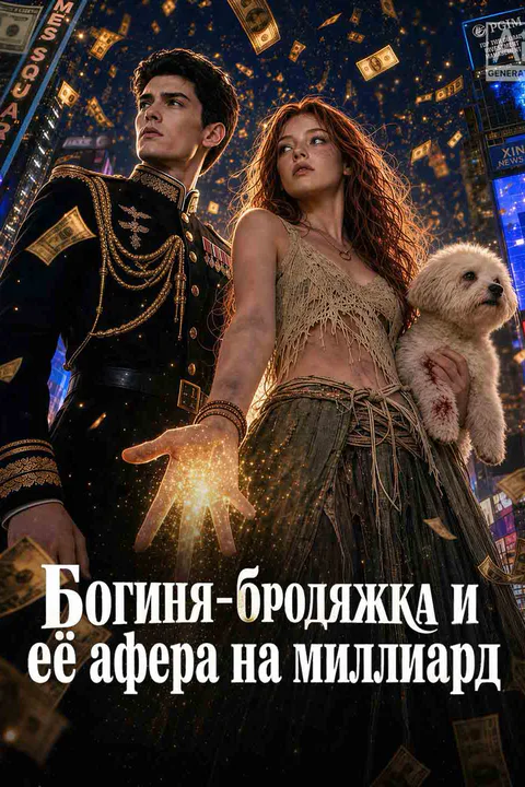 Постер «Богиня-бродяжка и её афера на миллиард»