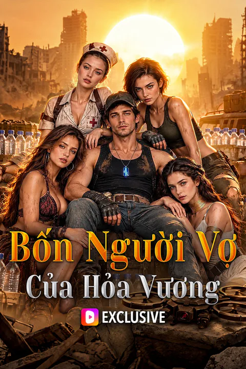 Poster Bốn Người Vợ Của Hỏa Vương