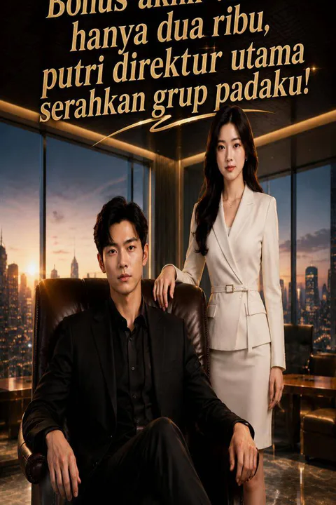 Poster Bonus akhir tahun hanya dua ribu, putri direktur utama serahkan grup padaku!