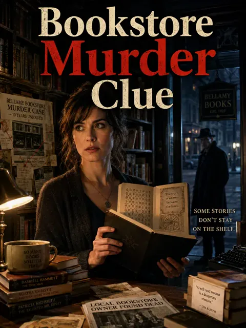 Bookstore Murder Clue poster