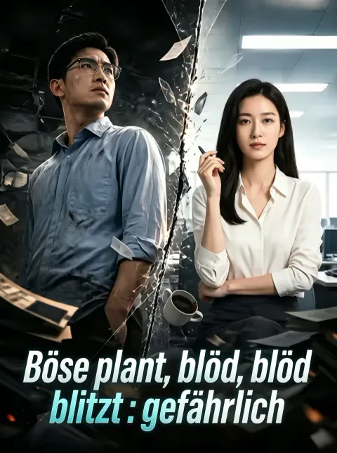 Poster von Böse plant, blöd blitzt : gefährlich
