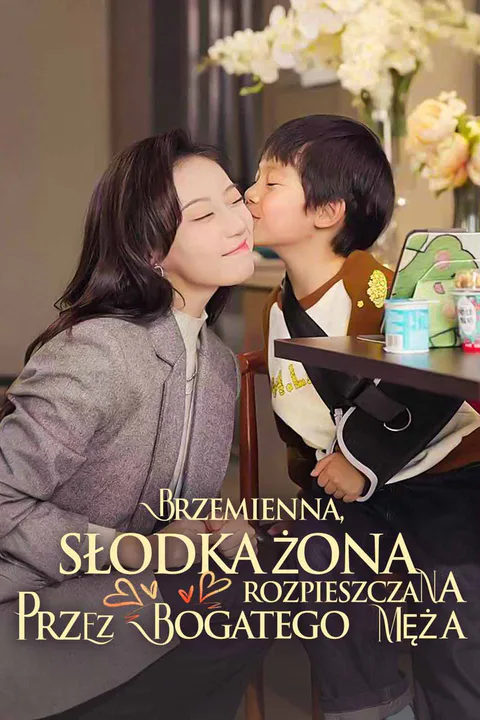 Brzemienna, słodka żona rozpieszczana przez bogatego męża. – plakat
