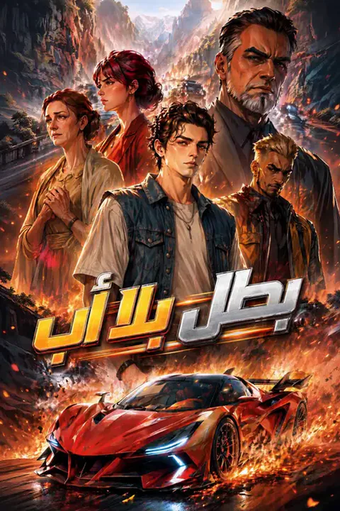ملصق بطل بلا أب