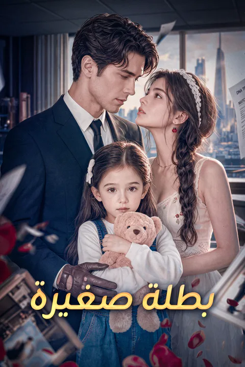 ملصق بطلة صغيرة
