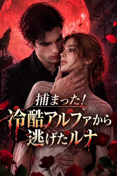 捕まった！冷酷アルファから逃げたルナのポスター
