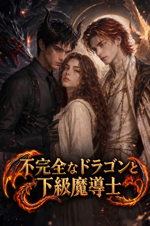 不完全なドラゴンと下級魔導士のポスター