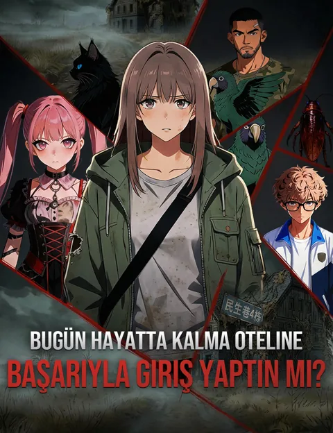 Bugün Hayatta Kalma Oteline Başarıyla Giriş Yaptın mı? afişi