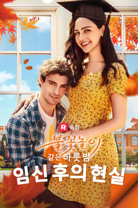 불꽃놀이 같은 하룻밤 임신 후의 현실 포스터