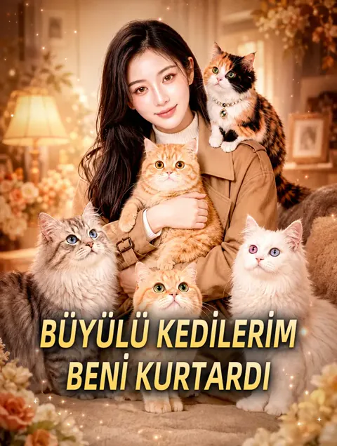 BÜYÜLÜ KEDİLERİM BENİ KURTARDI afişi