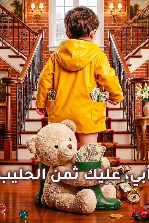 ملصق أبي، عليك ثمن الحليب