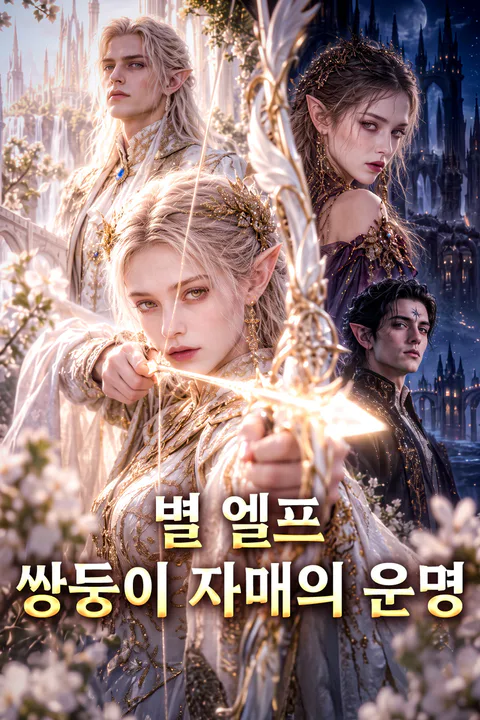 별 엘프 쌍둥이 자매의 운명 포스터