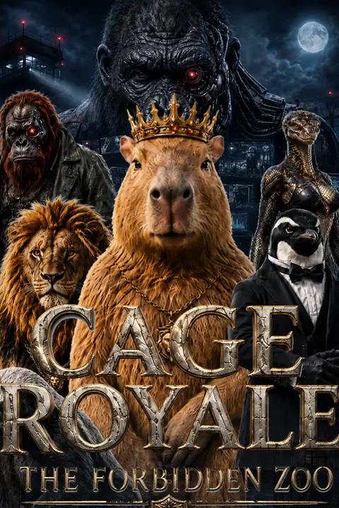 CAGE ROYALE THE FORBIDDEN ZOO poster