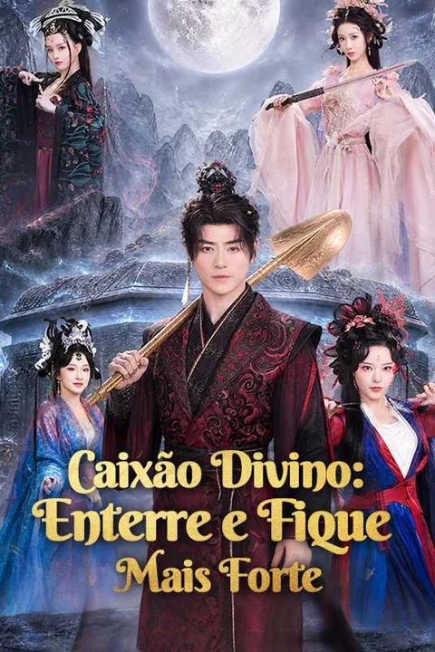 Pôster de Caixão Divino: Enterre e Fique Mais Forte