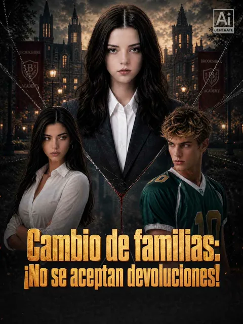 Póster de Cambio de familias: ¡No se aceptan devoluciones!