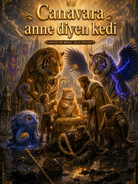 Canavara anne diyen kedi afişi
