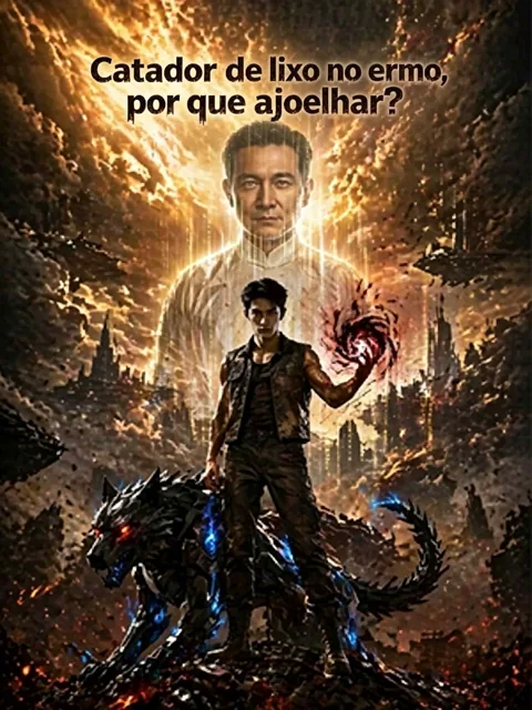 Pôster de Catador de lixo no ermo, por que ajoelhar?