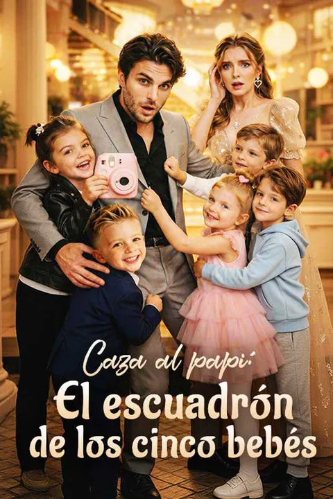 Póster de (Doblado) Caza al papi: El escuadrón de los cinco bebés