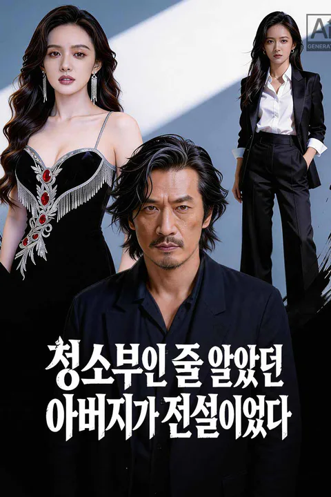 청소부인 줄 알았던 아버지가 전설이었다 포스터