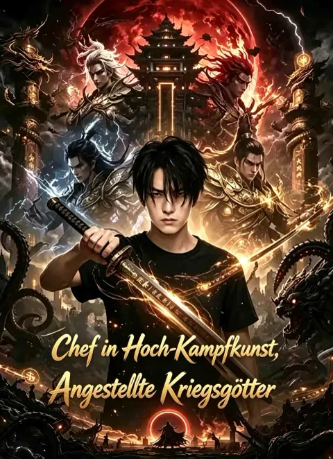 Poster von Chef in Hoch-Kampfkunst, Angestellte Kriegsgötter
