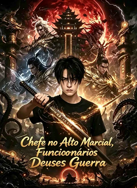 Pôster de Chefe no Alto Marcial, Funcionários Deuses Guerra