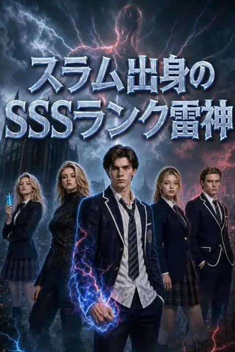 スラム出身のSSSランク雷神（吹き替え）のポスター