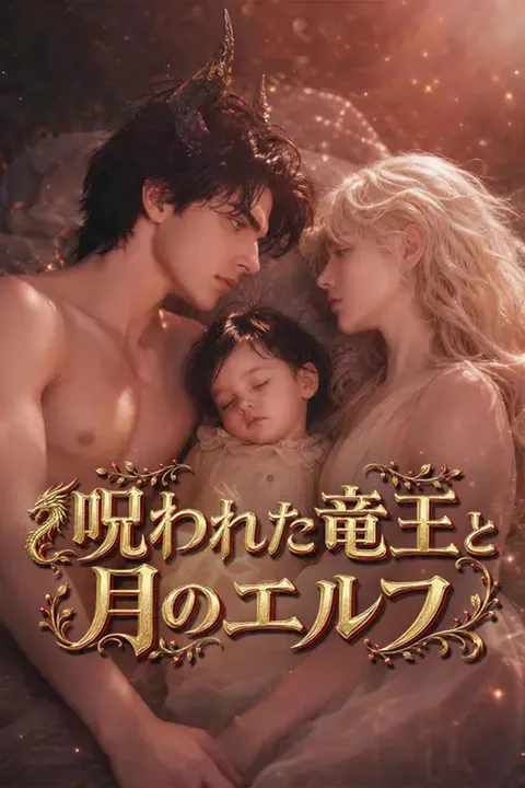 呪われた竜王と月のエルフのポスター