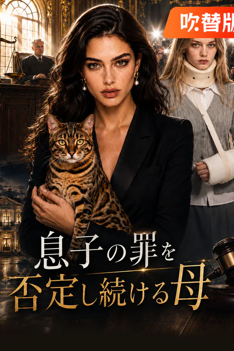 息子の罪を否定し続ける母のポスター