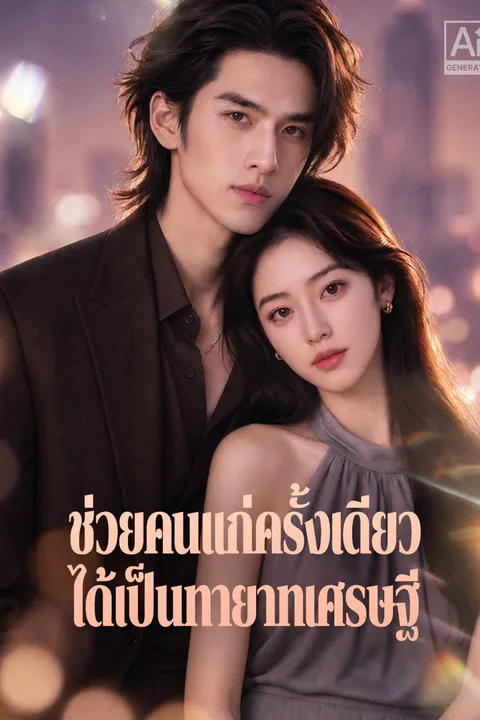 โปสเตอร์ ช่วยคนแก่ครั้งเดียว ได้เป็นทายาทเศรษฐี