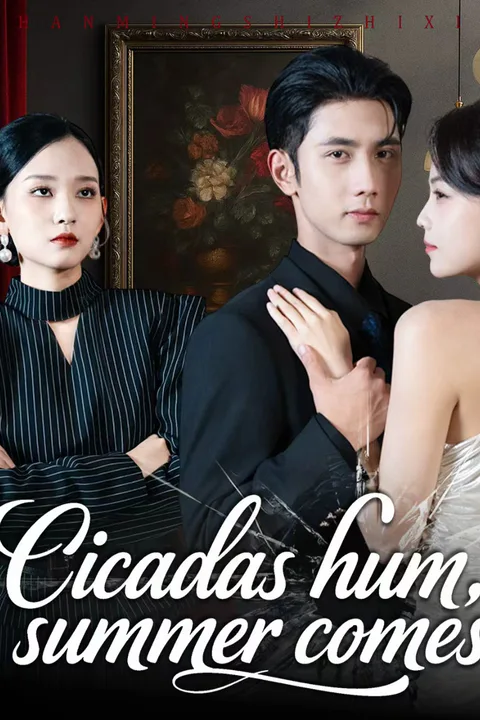 Cicadas hum, summer comes poster