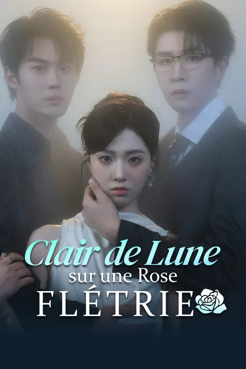 Affiche de Clair de Lune sur une Rose Flétrie
