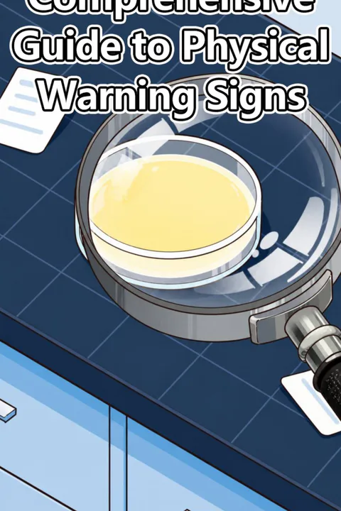Comprehensive Guide to Physical Warning Signs poster