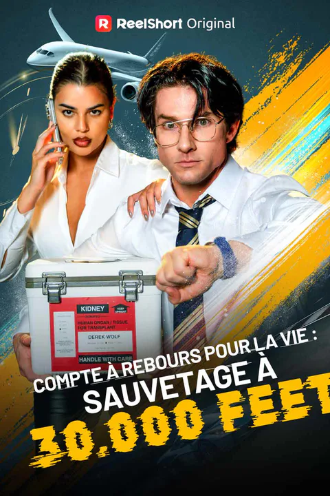 Affiche de Compte à Rebours Pour La Vie : Sauvetage à 30 000 feet
