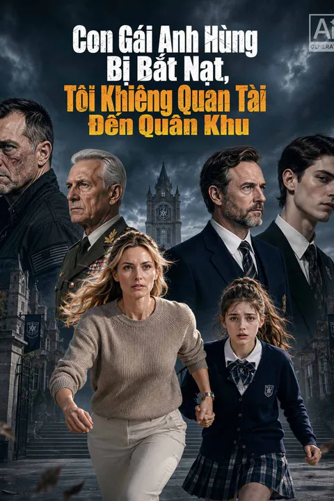 Poster Con Gái Anh Hùng Bị Bắt Nạt, Tôi Khiêng Quan Tài Đến Quân Khu