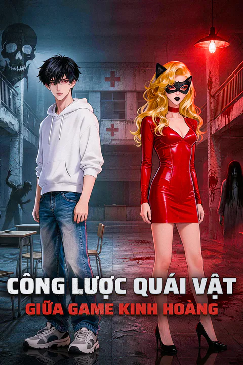 Poster Công Lược Quái Vật Giữa Game Kinh Hoàng