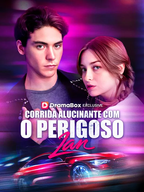 Pôster de Corrida Alucinante com o Perigoso Ian