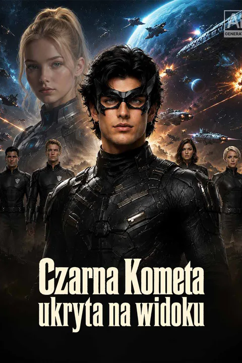 Czarna Kometa ukryta na widoku – plakat