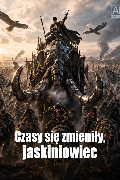 Czasy się zmieniły, jaskiniowiec – plakat