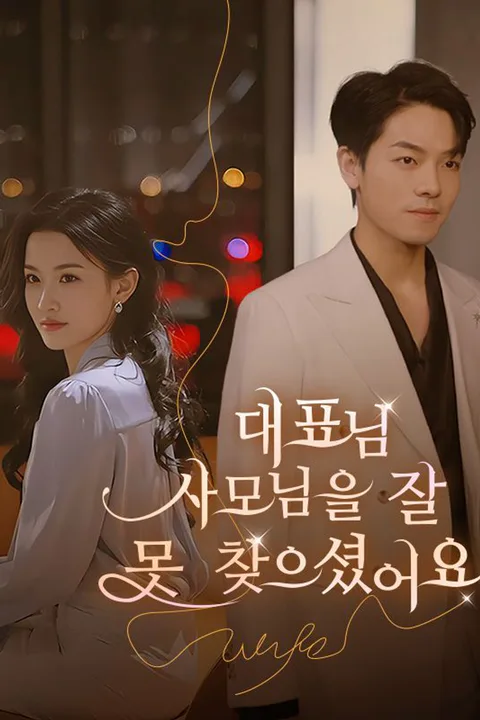 대표님, 사모님을 잘 못 찾으셨어요 포스터