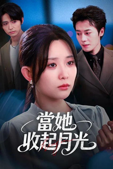 《當她收起月光》海報