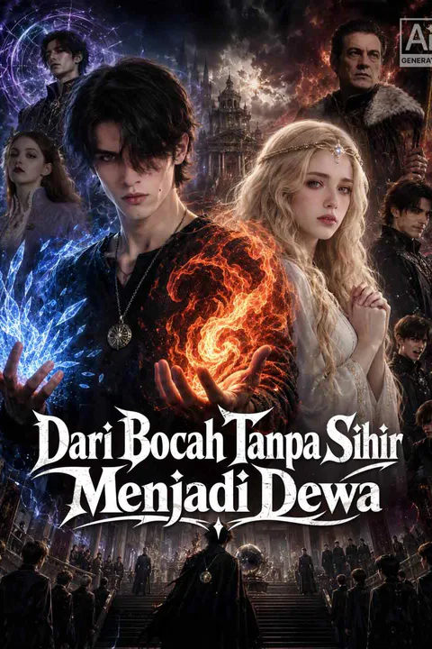 Poster Dari Bocah Tanpa Sihir Menjadi Dewa