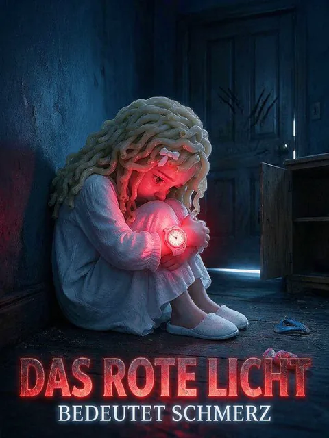 Poster von Das rote Licht bedeutet Schmerz