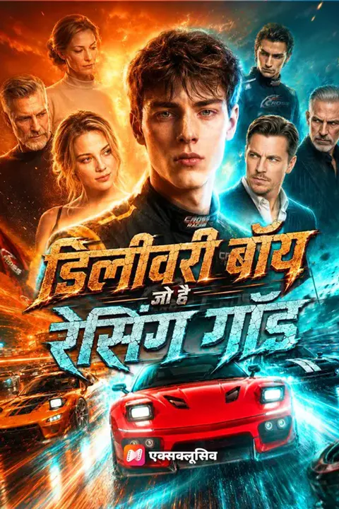 डिलीवरी बॉय जो है रेसिंग गॉड का पोस्टर